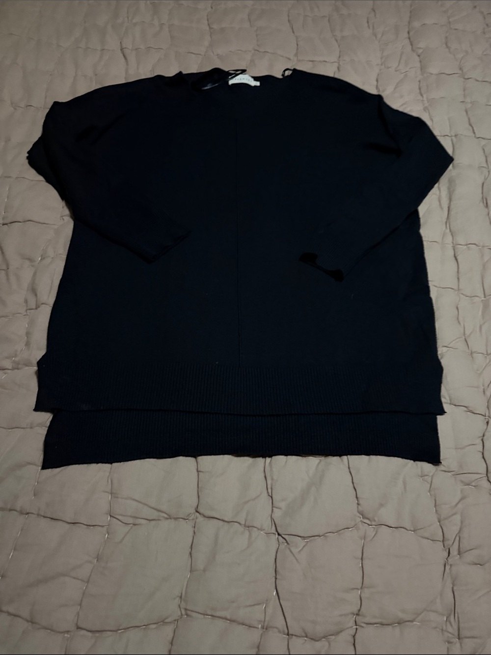 Dreamers Black V-Neck Sweater